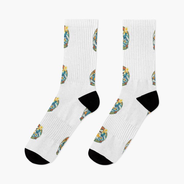 Item preview, Stay Positive Chill Shark Surf Vibes Retro Summer designed and sold by Timegraf.