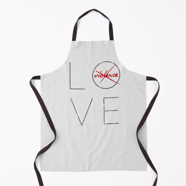 Item preview, Modern Minimal Love no Violence Peaceful Protest Black designed and sold by TackyTime.