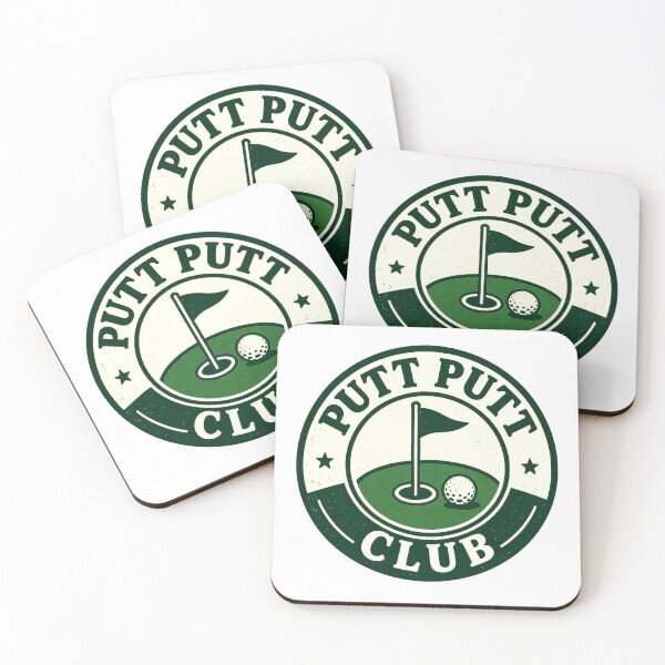Item preview, Putt Putt Club Vintage Badge – Classic Mini Golf Logo designed and sold by EastEndTownie.