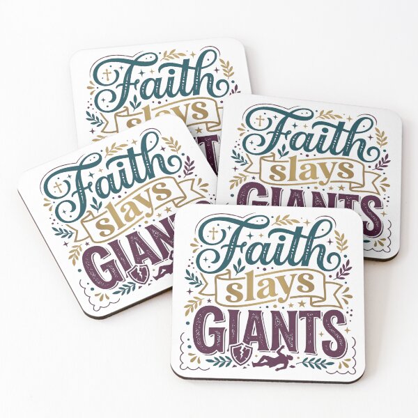 Item preview, Faith Slays Giants  designed and sold by Faithloveshop.