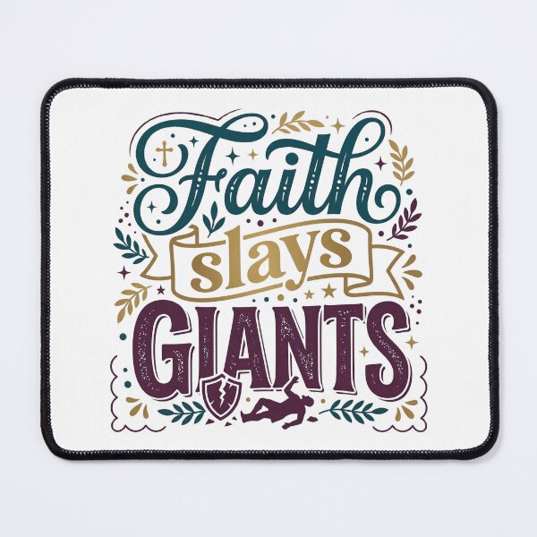 Item preview, Faith Slays Giants designed and sold by Faithloveshop.