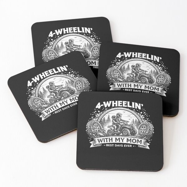 Item preview, 4 Wheeling With My Mom Shirt, ATV Mom Gift, Off Road Mom Tee, Mother Son ATV Shirt, Dirt Bike Mom Design designed and sold by TKOprintdesigns.