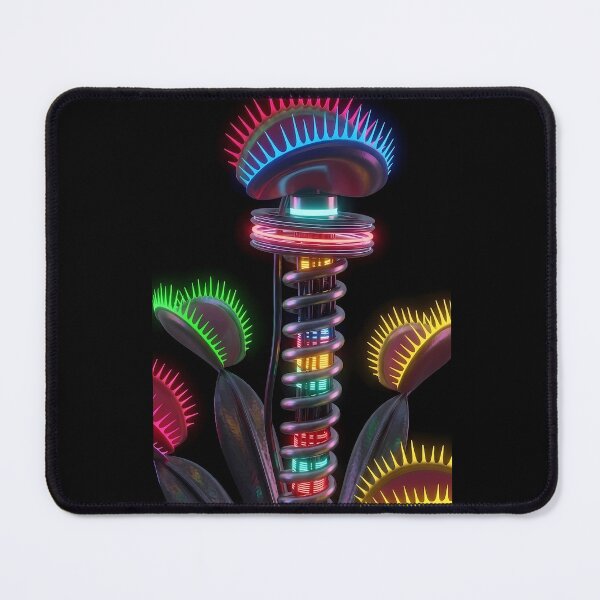 Item preview, Neon Cyber Venus Flytrap Mechanical Garden designed and sold by powersunlight.