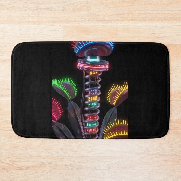 Item preview, Neon Cyber Venus Flytrap Mechanical Garden designed and sold by powersunlight.