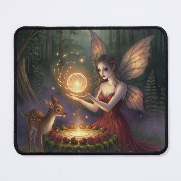 Item preview, Forest Fairy Creating Golden Light designed and sold by SabraDD.