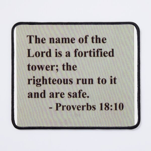 Item preview, Proverbs 18:10 designed and sold by di-Vera-Rosati.
