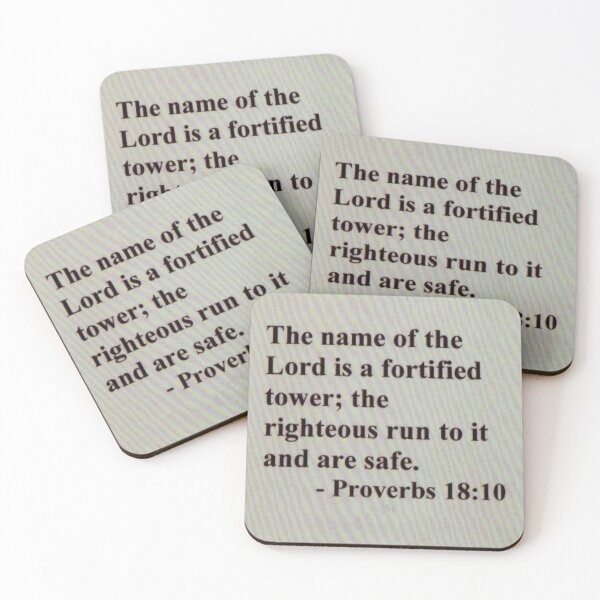 Item preview, Proverbs 18:10 designed and sold by di-Vera-Rosati.