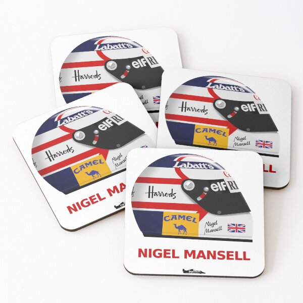 Item preview, Nigel Mansell 1992 crash helmet. designed and sold by JageOwen.