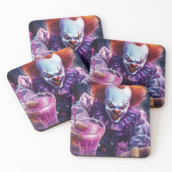 Item preview, Scary Clown Purple Splash Pop Art designed and sold by WockWave.