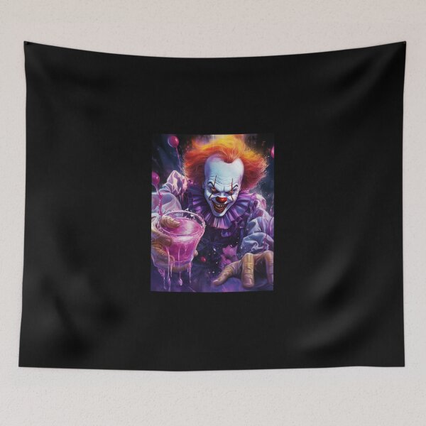 Item preview, Scary Clown Purple Splash Pop Art designed and sold by WockWave.