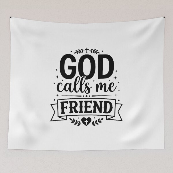 Item preview, GOD calls me FRIEND designed and sold by Faithloveshop.