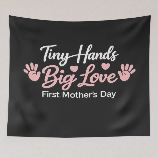 Item preview, Tiny Hands Big Love First Mother’s Day 2026 Gift for New Mom designed and sold by jglobal360.