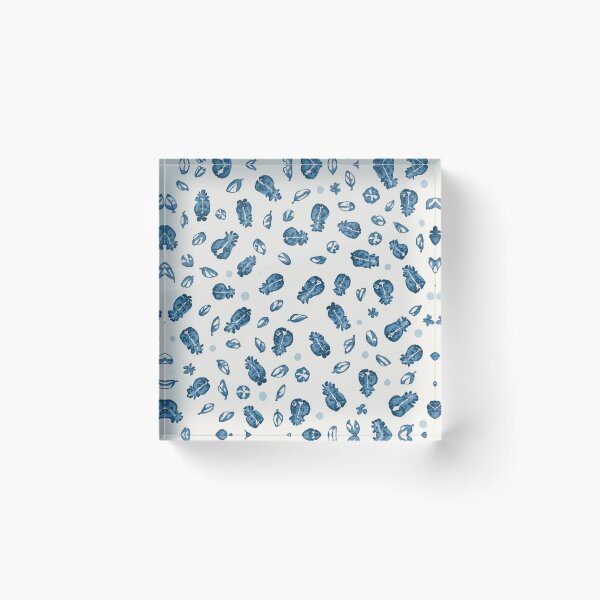 Item preview, Cornflower Bue White LinenAbstract Design Pattern designed and sold by burbankdesigns.