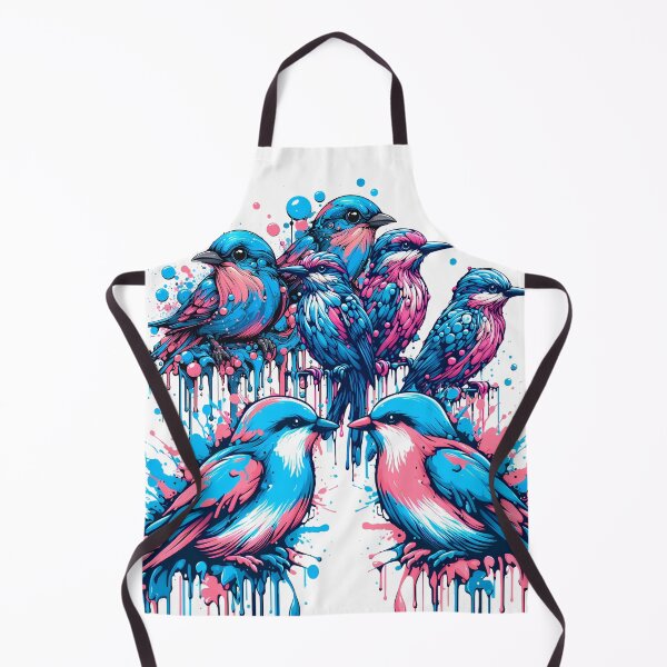Item preview, Paint Splash Bird Group Design designed and sold by Szpaku desart .