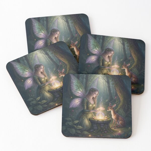 Item preview, Forest Fairy and Fawn Magic Ritual designed and sold by SabraDD.