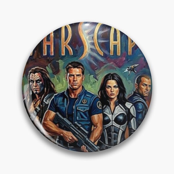 Item preview, The Crew of Moya: Intergalactic Oil Painting designed and sold by Art's Diner.