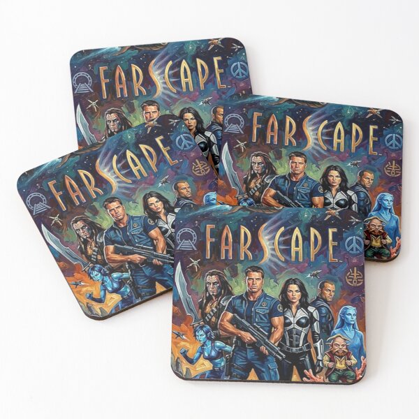 Item preview, The Crew of Moya: Intergalactic Oil Painting designed and sold by Art's Diner.