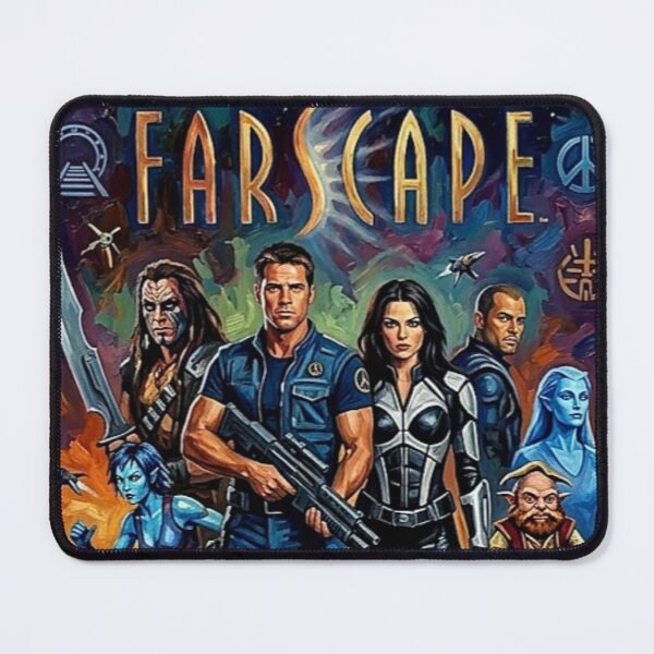 Item preview, The Crew of Moya: Intergalactic Oil Painting designed and sold by Art's Diner.