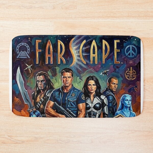 Item preview, The Crew of Moya: Intergalactic Oil Painting designed and sold by Art's Diner.