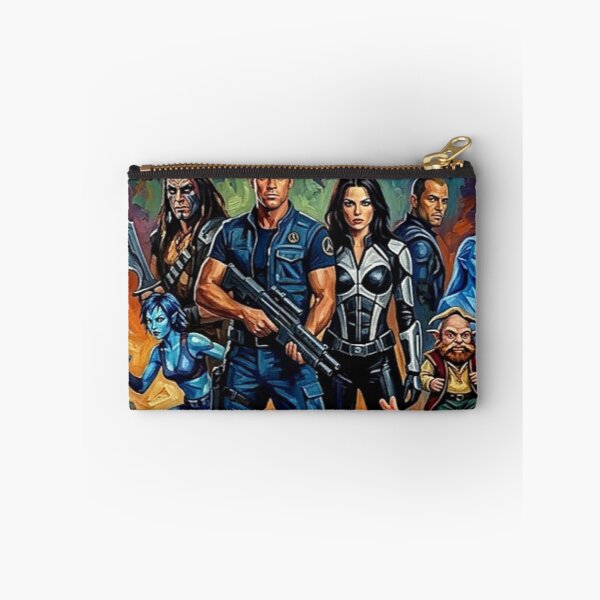 Item preview, The Crew of Moya: Intergalactic Oil Painting designed and sold by Art's Diner.