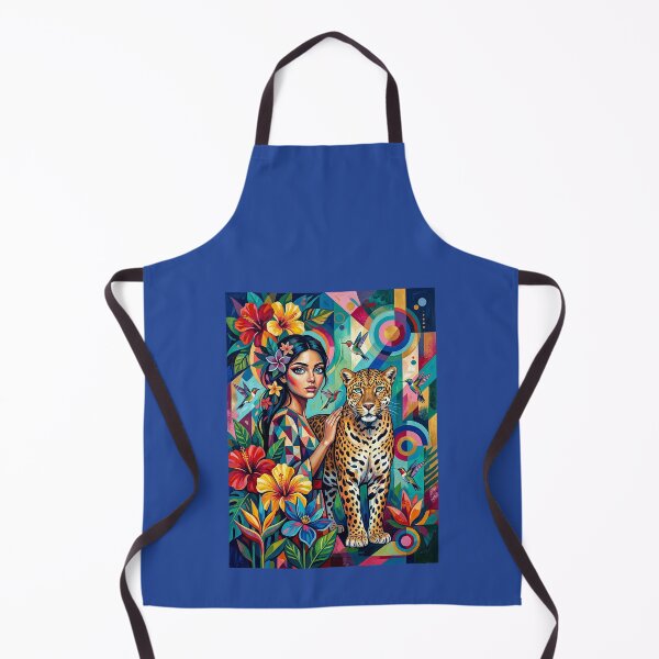 Item preview, A woman and a leopard. designed and sold by Natalia-Vlad.
