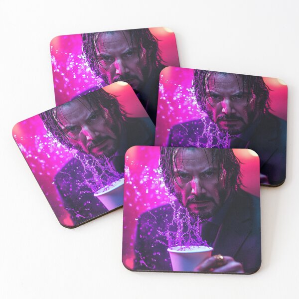 Item preview, John Wick Purple Lean Cinematic Art designed and sold by WockWave.