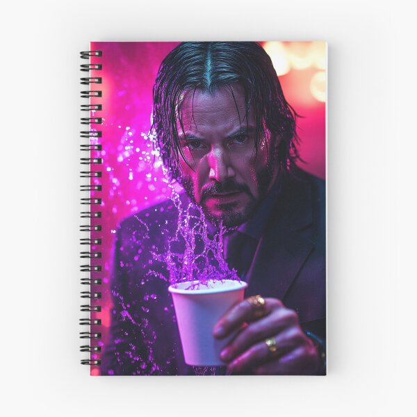 Item preview, John Wick Purple Lean Cinematic Art designed and sold by WockWave.