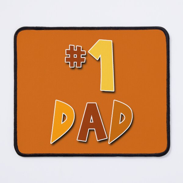 Item preview, Number One Dad Orange designed and sold by Normbot2000.