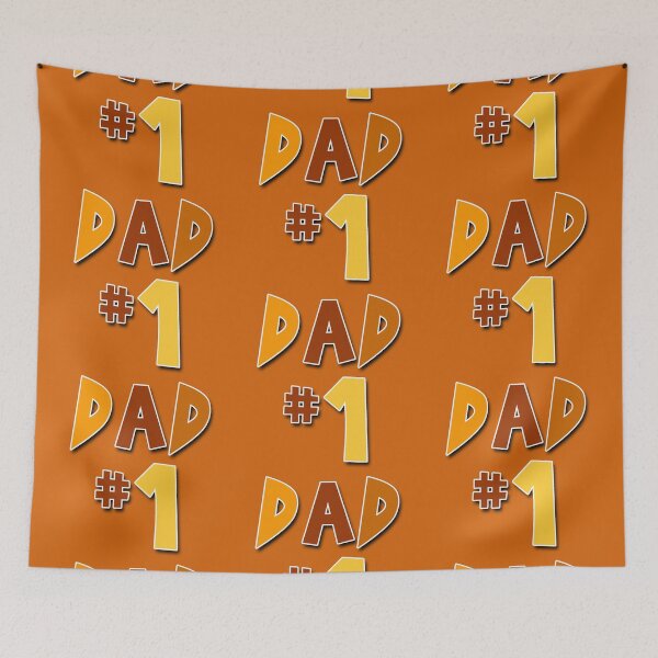 Item preview, Number One Dad Orange designed and sold by Normbot2000.