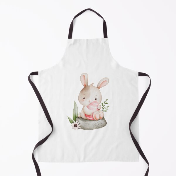 Item preview, Watercolor Easter Bunny with Pastel Eggs - Adorable Spring Holiday Gift designed and sold by FuzionRaptor.