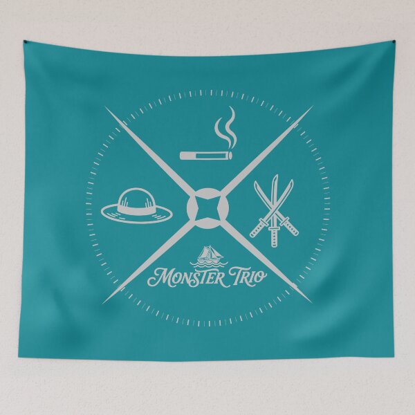 Item preview, Monster Trio - Pirate Crew Emblem designed and sold by edstorebeaches.