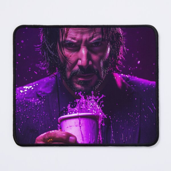 Item preview, John Wick Purple Splash Pop Art designed and sold by WockWave.