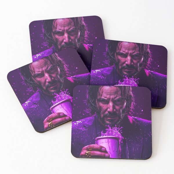 Item preview, John Wick Purple Splash Pop Art designed and sold by WockWave.