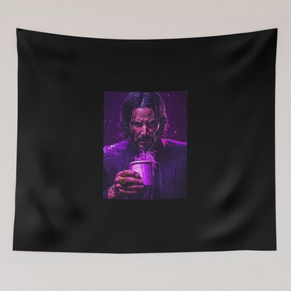 Item preview, John Wick Purple Splash Pop Art designed and sold by WockWave.