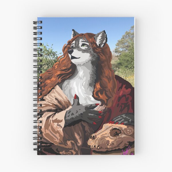 Item preview, Wolf Woman with Skull designed and sold by KlakkDrawsStuff.