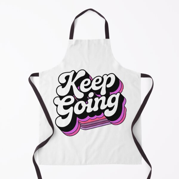 Item preview, Retro Keep Going Motivational Typography – Vintage Positive Quote Aesthetic Design designed and sold by Timegraf.