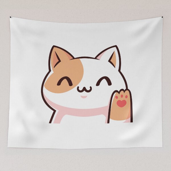 Item preview, Kawaii Cute Cat Paw Cartoon Aesthetic designed and sold by Ace01st.