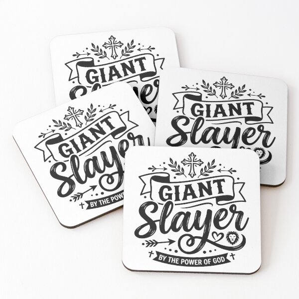 Item preview, GIANT Slayer BY THE POWER OF GOD designed and sold by Faithloveshop.