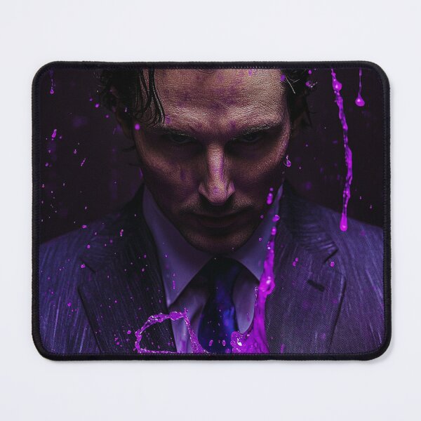 Item preview, Patrick Bateman Purple Chemical Splash Art designed and sold by WockWave.