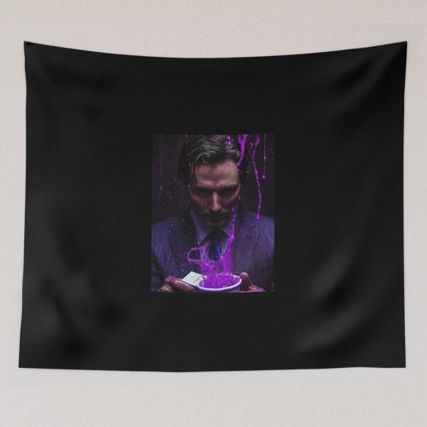 Item preview, Patrick Bateman Purple Chemical Splash Art designed and sold by WockWave.