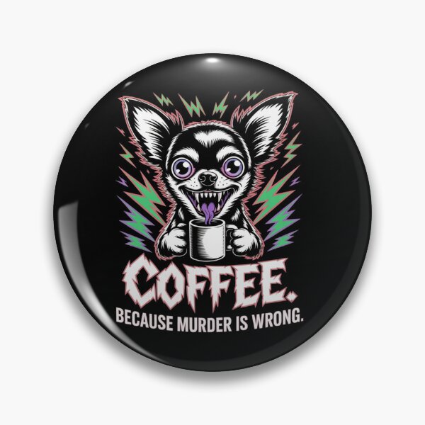 Item preview, Coffee, because murder is wrong designed and sold by NewFoundGifts.
