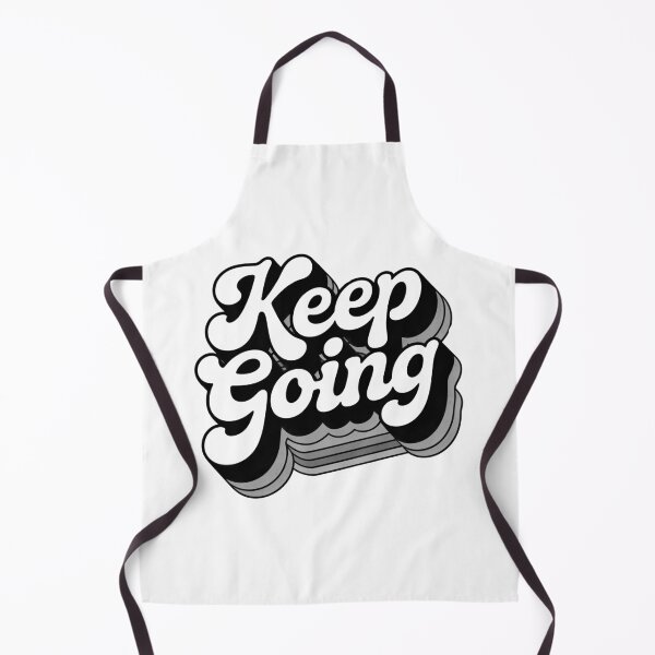 Item preview, Retro Keep Going Motivational Typography – Vintage Positive Quote Aesthetic Design designed and sold by Timegraf.