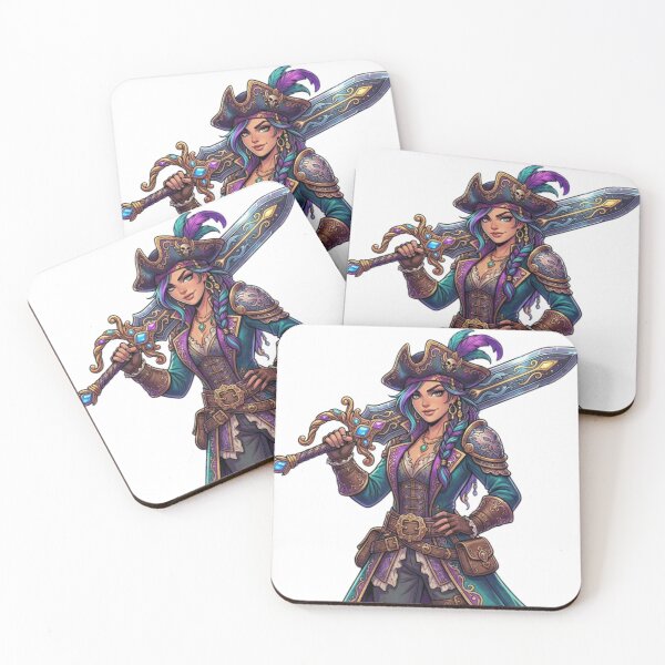 Item preview, A beautiful girl with a pair of swords. designed and sold by PP&RAINBOW SHOP.
