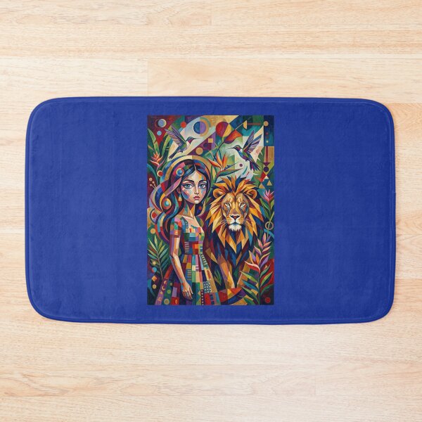 Item preview, The girl and the lion. designed and sold by Natalia-Vlad.
