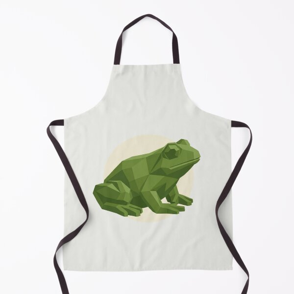 Item preview, Geometric Forest Green Frog – Nature Sticker for Outdoor Lovers designed and sold by bsbd-action.