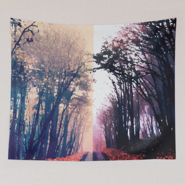 Item preview, Dual‑Tone Forest Path With Contrasting Light designed and sold by Arturo Daniel Garcia Palomo.