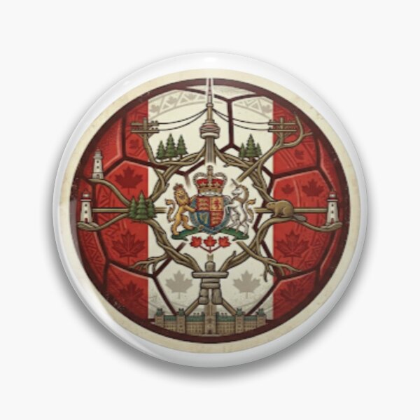 Item preview, 2026 Football Championship Host Nations Series - Artistic Heritage Soccer Ball - Canada designed and sold by Sanatsalstile.