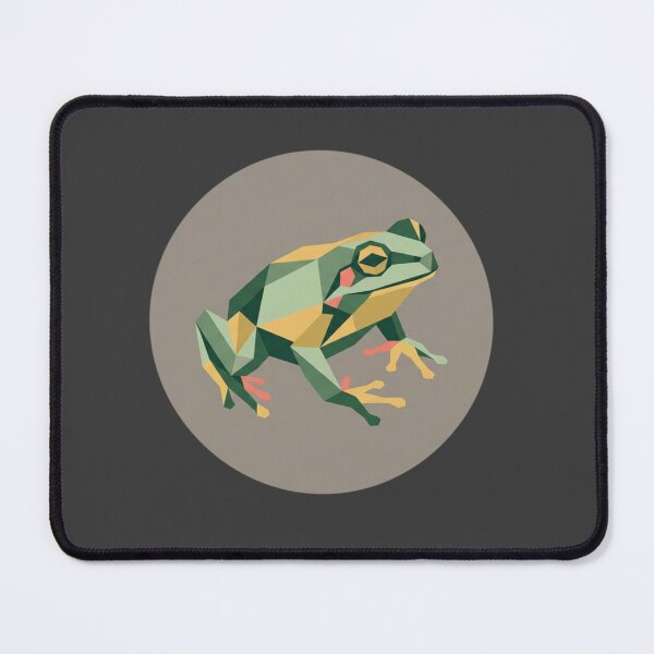 Item preview, Tropical Frog Multicolor Low Poly – Tablet Case for Amphibian Fans designed and sold by bsbd-action.