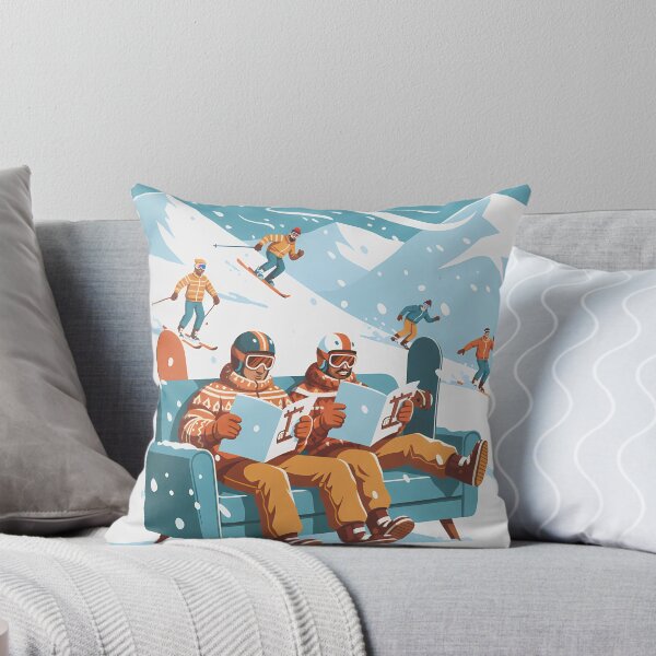 Artikelvorschau, Sessellift-Übungsbereich Lustige Retro-Kunst für Skiliebhaber entworfen und verkauft von GraphicM0M.