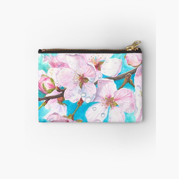 Item preview, Original Cherry Blossom Watercolor Painting - "Morning Dew" designed and sold by Katherine Miller Art.
